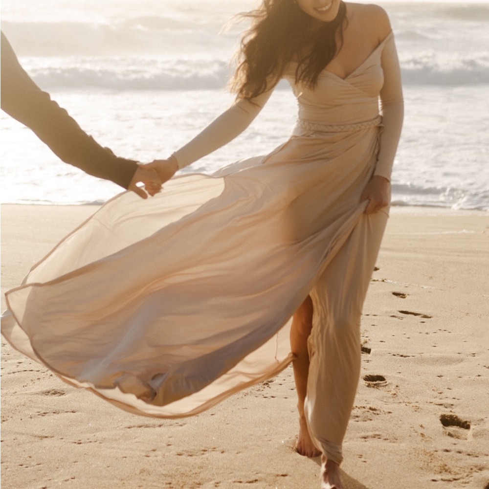 Alamour Off the Shoulder Gown
